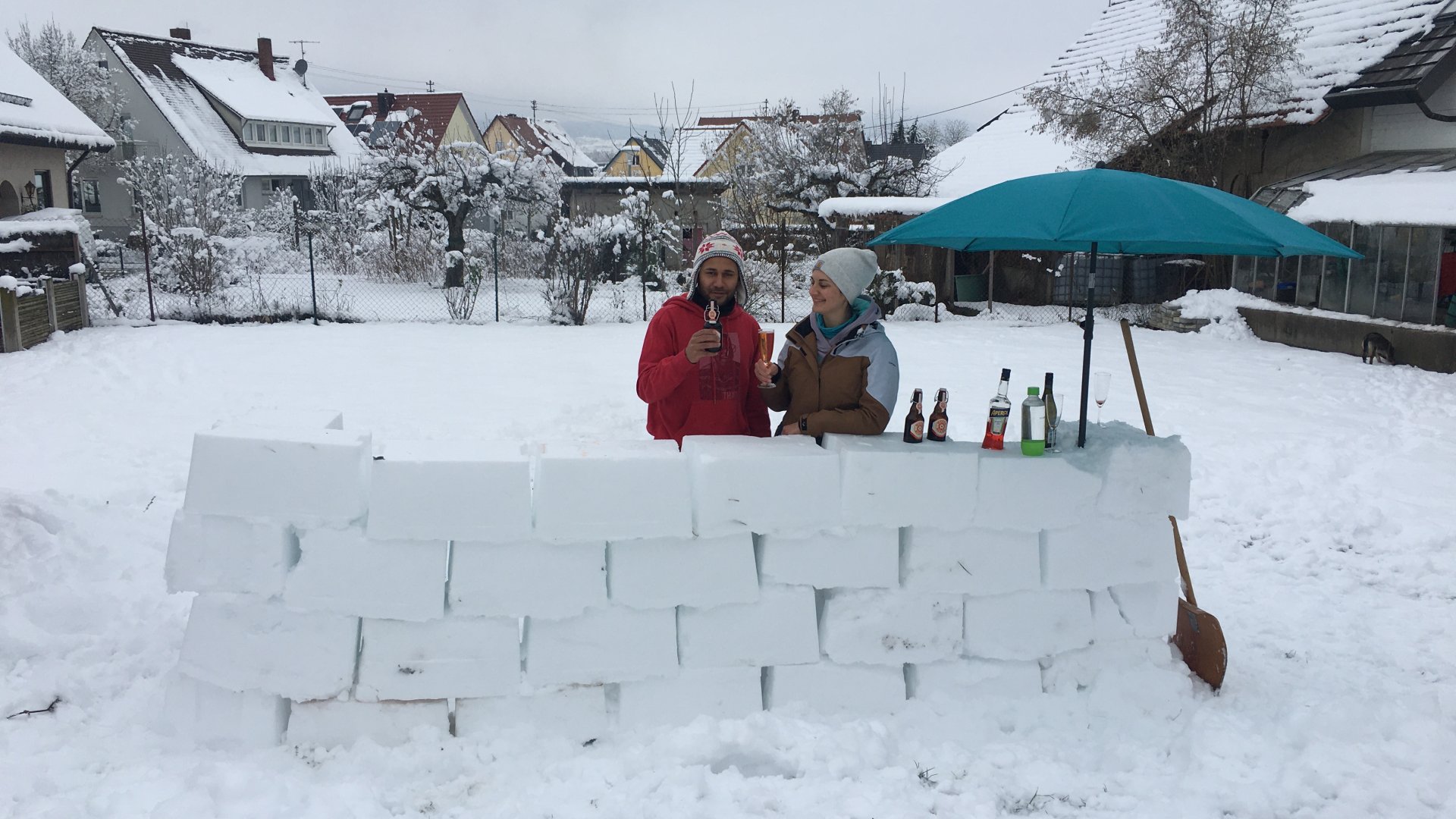 Schnee-Bar Gottenheim 2021
