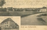 1914: Ansicht vom Schulacker und GH Adler