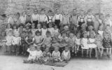 Kinder um 1934 im Kindergarten Gottenheim