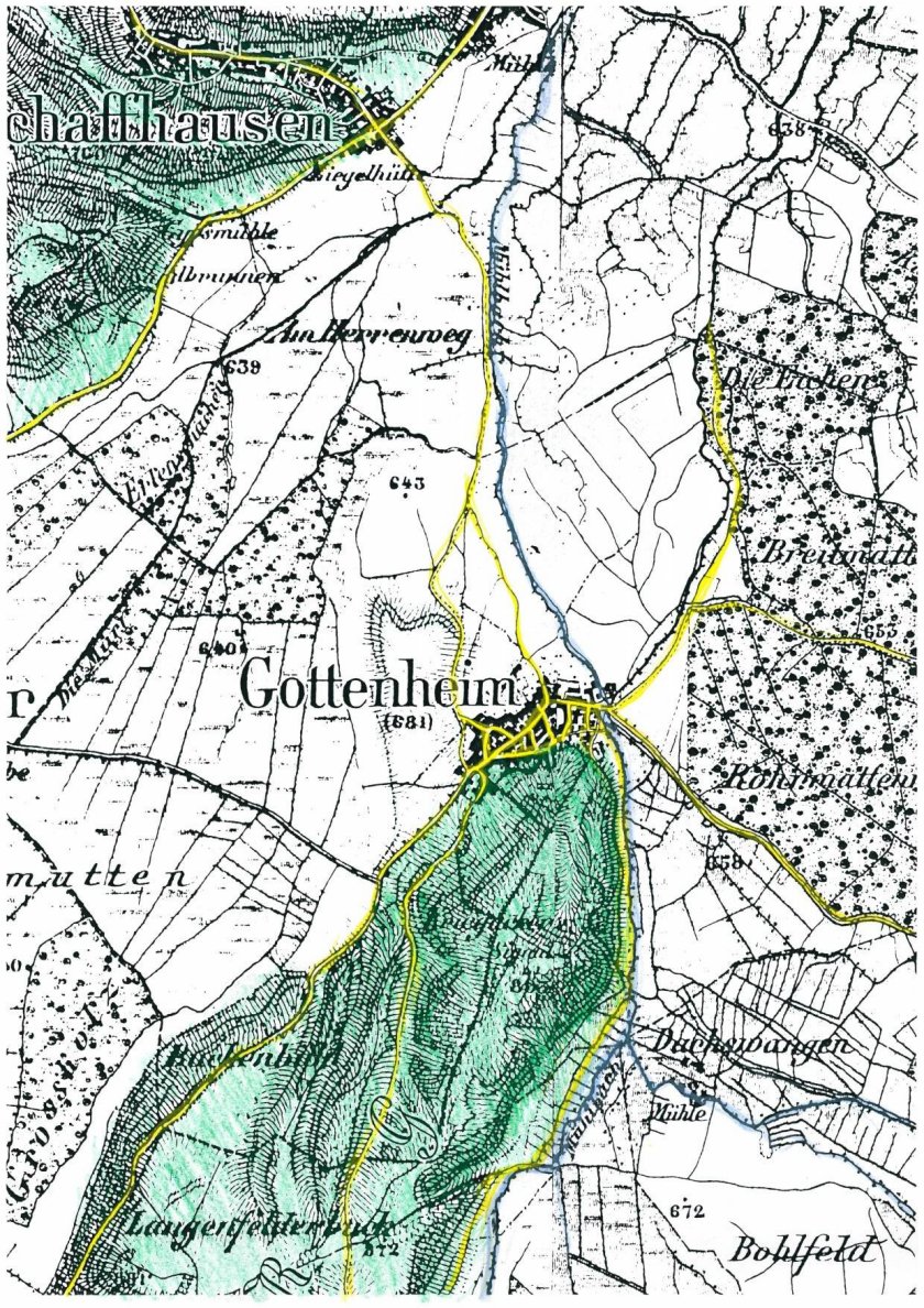 1884 Topographische Karte