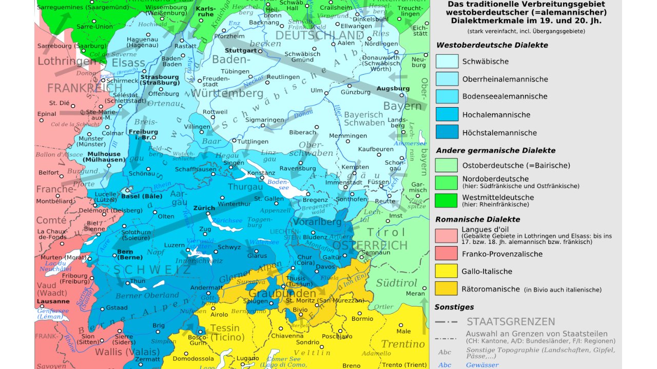 Weiter zu Alemannisch