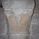 Säulenkapitell in der Kirche von Sainte Eulalie, Foto: Bammert