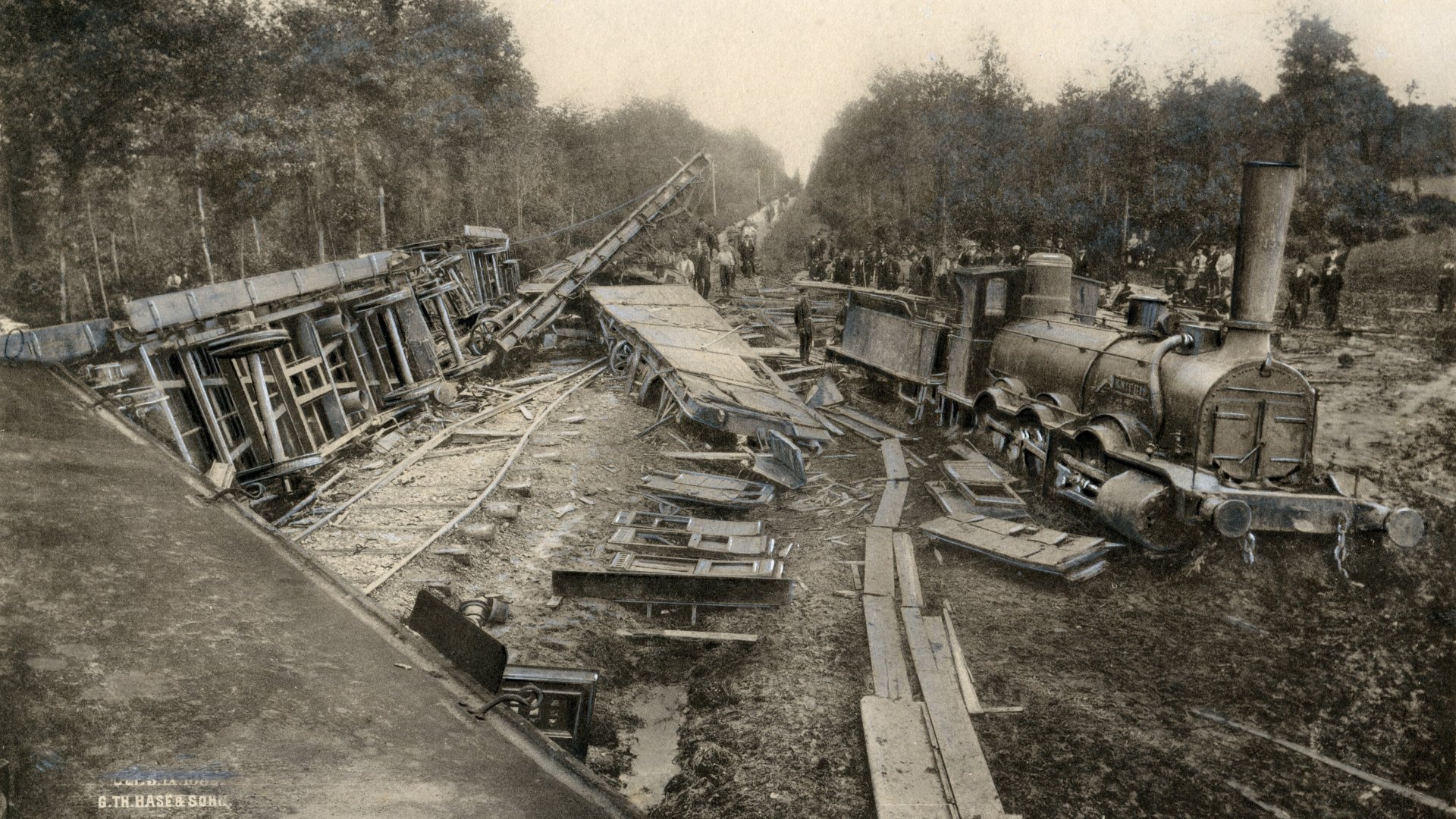 1882 Großes Eisenbahnunglück bei Hugstetten