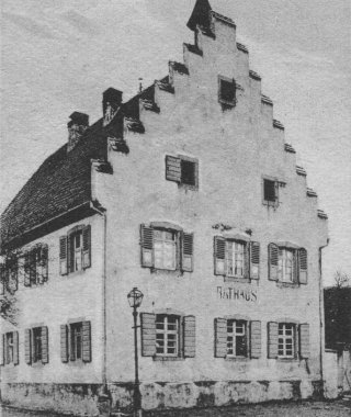Rathaus Gottenheim um 1930