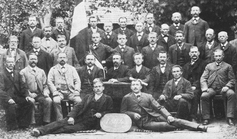 MGV Liederkranz im Jahre 1894