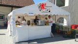Gastrozelt im Einsatz