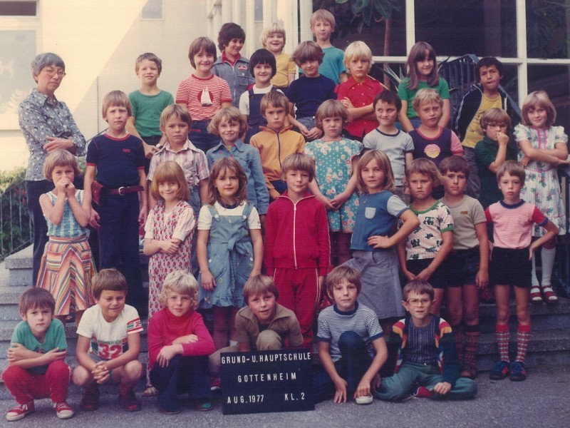 2.Klasse im Jahre 1977 2.Klasse im Jahre 1977