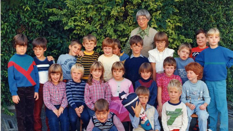 1.Klasse im Jahre 1984