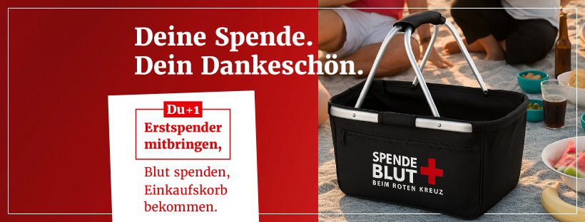 Erstspender Werbegeschenk