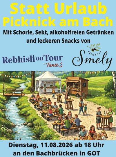 Picknick am Dorfbach