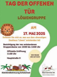 Tag der offenen Tür: Löwengruppe