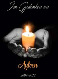 Stilles Gedenken an Ayleen